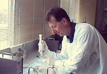 Dr Zoltan at work